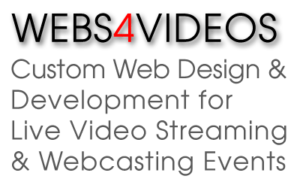Custom Web Development for Live Webcasts